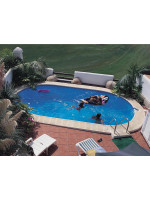 Бассейн сборный "овальный" Эксклюзив 600 х 320 х 120 см, Summer Fun
